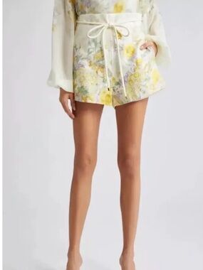 Zimmermann 100% linen shorts